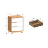 Veres Manhattan 600 - дитячий комод (60 см) • White Natural