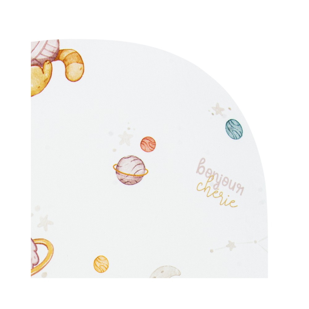 Bonjour Cherie - дитяче бамбукове простирадло на резинці для ліжечка (120 х 60 см) • Kotki Bonjour Cherie - дитяче бамбукове простирадло на резинці для ліжечка (120 х 60 см) • Kotki