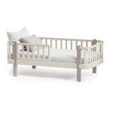 Veres Monaco 160 - łóżko młodzieżowe z drewna bukowego 160x80cm • Cappuccino Cashmere