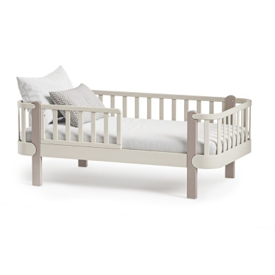 Veres Monaco 160 - ліжко підліткове, з бука (160x80 см) • Cappuccino Cashmere Veres Monaco 160 - ліжко підліткове, з бука (160x80 см) • Cappuccino Cashmere