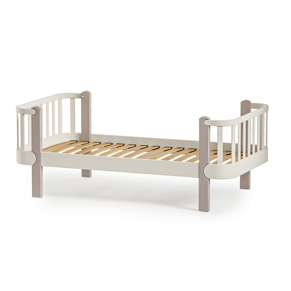 Veres Monaco 160 - łóżko młodzieżowe z drewna bukowego 160x80cm • Cappuccino Cashmere Veres Monaco 160 - łóżko młodzieżowe z drewna bukowego 160x80cm • Cappuccino Cashmere