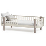 Veres Monaco 190 - łóżko młodzieżowe z drewna bukowego 190x80cm • Cappuccino Cashmere