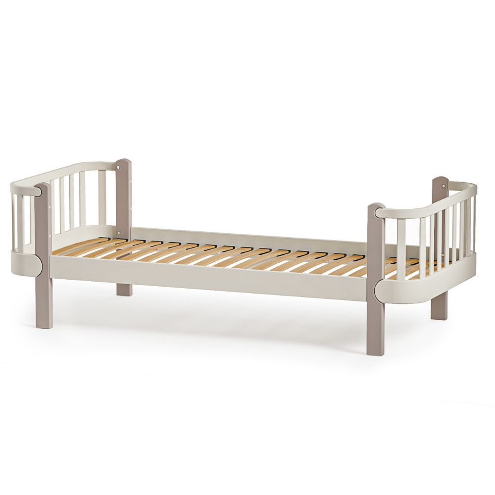 Veres Monaco 190 - łóżko młodzieżowe z drewna bukowego 190x80cm • Cappuccino Cashmere Veres Monaco 190 - łóżko młodzieżowe z drewna bukowego 190x80cm • Cappuccino Cashmere